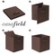 Casafield Set of 6 Collapsible Fabric Cube Storage Bins - 11" Foldable Cloth Baskets for Shelves, Cubby Organizers & More